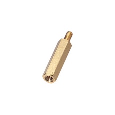 【BSB-427CE】黄銅スペーサー(脱脂)六角オネジメネジ M4 27mm