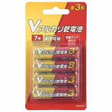 【LR6VN4B】Vアルカリ乾電池(単3形、4本パック)