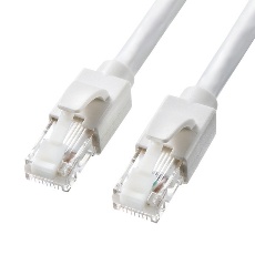 【KB-T6ATS-15W】カテゴリ6A LANケーブル(ホワイト・15m)
