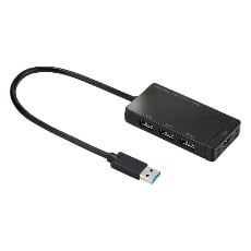【USB-3H332BK】HDMIポート搭載 USB3.2Gen1 3ポートハブ