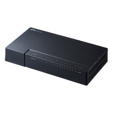 【LAN-GIGAP1602BK】ギガビット対応 スイッチングハブ(16ポート・マグネット付)