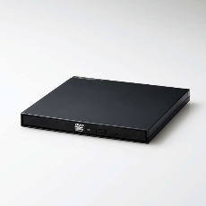 【LDR-PMK8U2CTBK】USB2.0 ポータブルDVDドライブ オールインワンモデル
