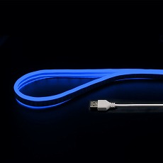 【NEONLT1M-BL】USBネオンチューブライト(1m、ブルー)