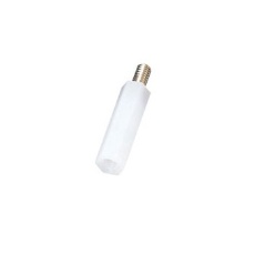 【BS-312WE】ジュラコン(R)スペーサー(六角)ネジ込接着固定/BS-WE M3 12mm