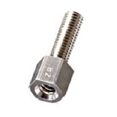 【DSE-7037GN】【在庫処分セール】D-Subコネクタ取付スペーサー(鉛レス黄銅-ニッケルメッキ)オネジ#4-40メネジ#4-40 3.75mm