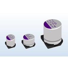 【6SVPE220MW】導電性高分子アルミ固体電解コンデンサ(OS-CON)