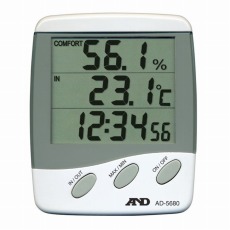 【AD5680-00A00】温湿度計 一般(ISO)校正付(検査成績書+トレサビリティ体系図)