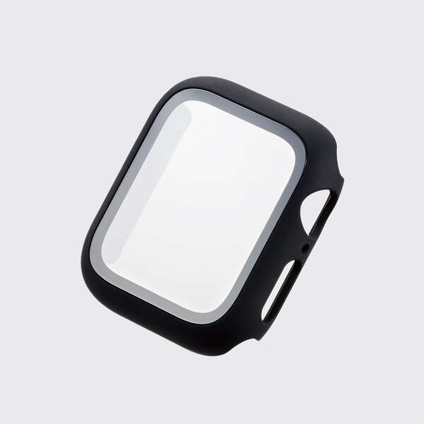 【AW-40CSPCGBK】Apple Watch用フルカバーケース プレミアムガラス(40mm)