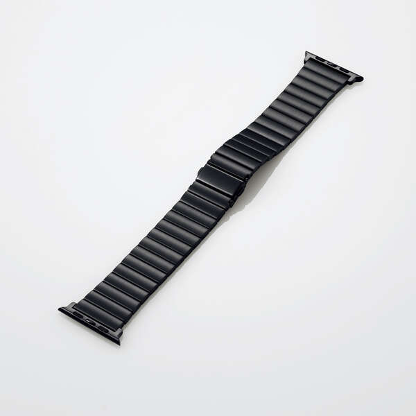 【AW-44BDSS1BK】Apple Watch用フォーマルステンレスバンド(44/42mm)