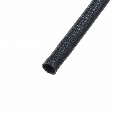 【LI-SFGT-4-K】シリコンガラスチューブ(φ4mm×1m巻)黒