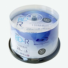 【L-B50P】BD-R 25GB 1-6倍速 1回記録 50枚パック スピンドル