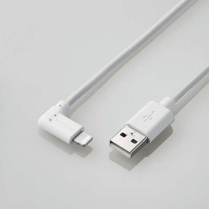 【MPA-UALL20WH2】L型スタンダードLightningケーブル(2.0m/ホワイト)
