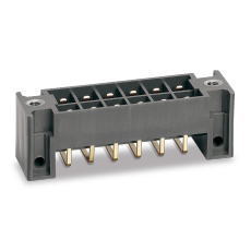 【ML-100-BJ-12P】2ピース型ねじ式端子台(基板用レセプタクル ライトアングル逆向き)7.62mmピッチ 7A 250V 12極 2段 ねじ止め