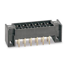 【ML-100-CJ-20P】2ピース型ねじ式端子台(基板用レセプタクル ストレート)7.62mmピッチ 7A 250V 20極 2段 ねじ止め