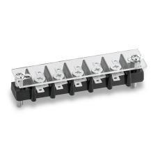【ML-2015-C-13P】中継用ねじ式端子台 M3平小ねじ 11mmピッチ 1列 6A 250V 13極 はんだ付けラグ付き カバー付き