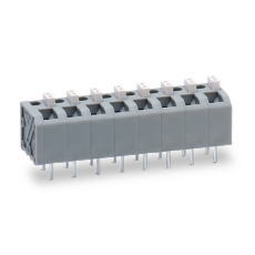 【ML-2100-12P】プリント基板用スクリューレス端子台 5mmピッチ 7A 300V 12極