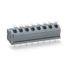【ML-2200-S1-6P】プリント基板用スクリューレス端子台5mmピッチ3A300V6極