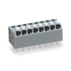 【ML-2300-7P】プリント基板用スクリューレス端子台 3.5mmピッチ 5A 300V 7極 ライトアングル