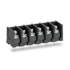 【ML-41-S1BYF-15P】基板用ねじ式端子台 M3フリーねじ 7.62mmピッチ 10A 250V 15極 背面絶縁壁
