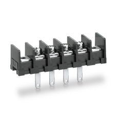 【ML-50-S1AXF-17P】貫通型ねじ式端子台 M4フリーねじ 10.16mmピッチ 15A 250V 17極 裏側はんだ付け端子