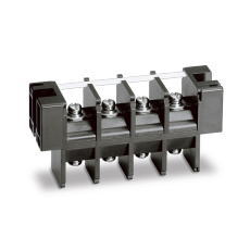 【ML-5100-M5-5P】貫通型ねじ式端子台 M5セムスねじ 21mmピッチ 60A 600V 5極 裏側ねじ止め(表と同じ 貫通型)