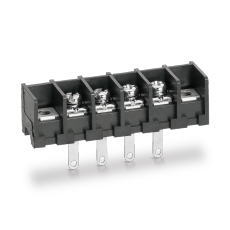 【ML-51-S1AXF-9P】貫通型ねじ式端子台 M4フリーねじ 10.16mmピッチ 15A 250V 9極 裏側はんだ付け端子