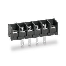 【ML-51-S1AXS-2P】貫通型ねじ式端子台 M4セムスねじ 10.16mmピッチ 15A 250V 2極 裏側はんだ付け端子