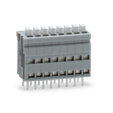 【ML-700-NV-16P】プリント基板用スクリューレス端子台2.54mmピッチ3A50V16極