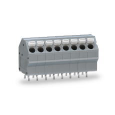 【ML-880-S1H-11P】プリント基板用スクリューレス端子台5mmピッチ10A300V11極ライトアングル