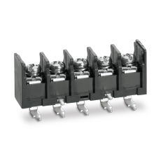 【ML-260-S2G3YF-3P】基板用ねじ式端子台 M4フリーねじ 9.5mmピッチ 20A 250V 3極 ライトアングル サポート端子付き