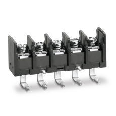 【ML-260-S2H3YF-6P】基板用ねじ式端子台 M4フリーねじ 9.5mmピッチ 20A 250V 6極 ライトアングル サポート端子付き