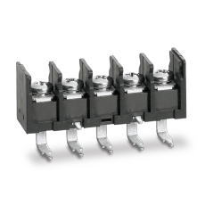 【ML-260-S2H3YS-6P】基板用ねじ式端子台 M4セムスねじ 9.5mmピッチ 20A 250V 6極 ライトアングル サポート端子付き