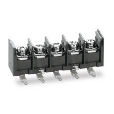 【ML-270-S2G3YF-6P】基板用ねじ式端子台 M4フリーねじ 10mmピッチ 20A 250V 6極 ライトアングル サポート端子付き