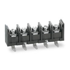 【ML-280-S2G3YF-6P】基板用ねじ式端子台 M4フリーねじ 11mmピッチ 20A 250V 6極 ライトアングル サポート端子付き