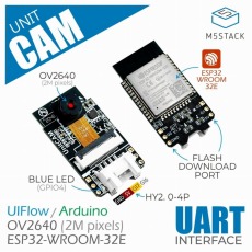 【M5STACK-U109】Wi-Fiカメラ ユニットCAM(OV2640搭載)