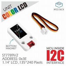 【M5STACK-U120】【在庫処分セール】M5Stack用1.14インチ(135×240)LCDディスプレイユニット