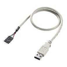 【TK-USB1N】USBケーブル(USB Aコネクタ-バラ4P オス)