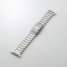 【AW-44BDSS3SV】Apple Watch用プレミアムステンレスバンド(45/44/42mm)