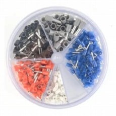 【E-400】フェルール端子(絶縁スリーブ付き棒端子、400本セット)