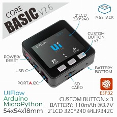 M5Stack Basic V2.6【M5STACK-K001-V26】