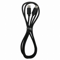 【L-TCC5-BK1】TypeC-TypeCケーブル(QuickCharge3.0/PowerDelivery対応、ブラック、1m)