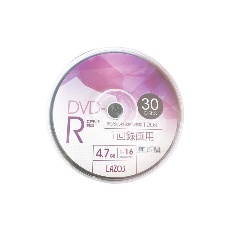 【L-CP30P】DVD-R(1回録画用、30枚 スピンドルケース)