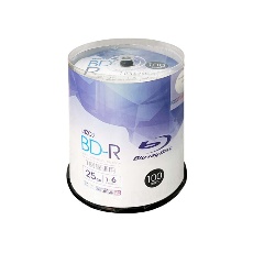 【L-B100P】ブルーレイBD-R(25GB、100枚入り スピンドルケース)