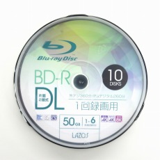 【L-BDL10P】ブルーレイBD-R DL(50GB、10枚入り スピンドルケース)