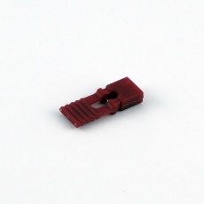 【GB-JMP-25RH】ジャンパーピン つまみ付き 2.54mmピッチ 赤