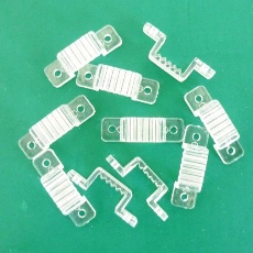 【LED-SADDLE-14MM】テープLED用透明サドル(14mm)