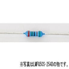 【LMFQ50S-241D】小型1/2W精密金皮抵抗 240Ω 赤黄黒黒緑