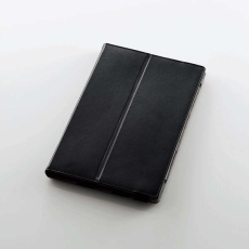 【TB-N204PLFBK】LAVIE Tab E TE510/KAS フラップカバー ソフトレザー 2アングル 軽量