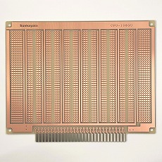【CPU-108GU】4mmピッチ端子付きユニバーサル基板(両面、150×185mm)