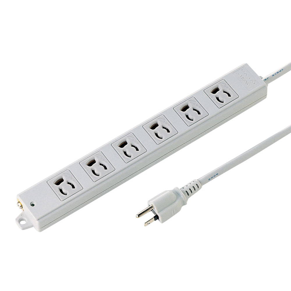 【TAP-KS6-2】工事物件タップ 6口 2m